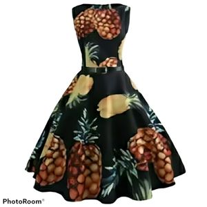 🤩BOGO🤩 Womens Sleeveless 50s Dress